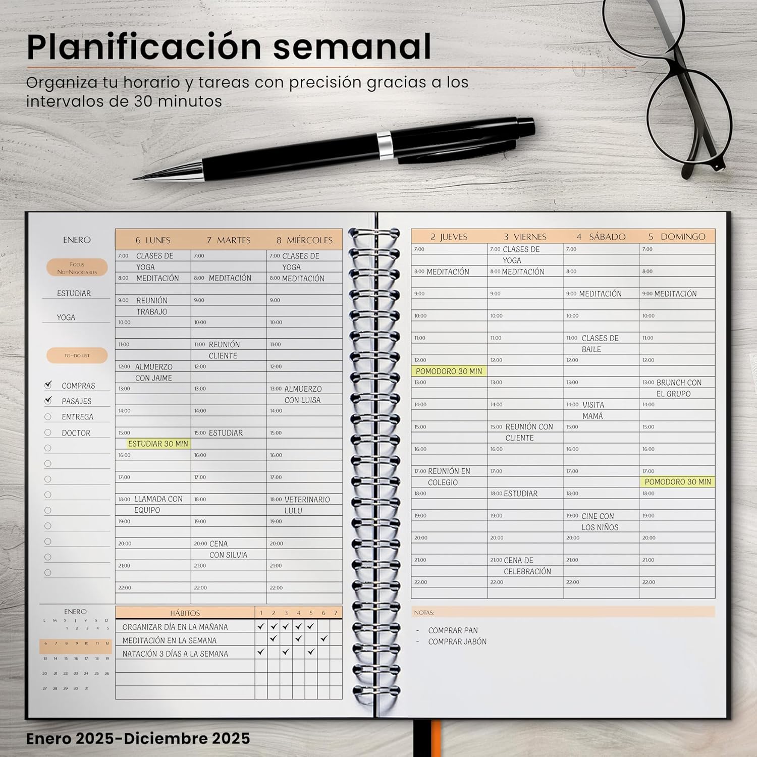 agenda maestra oposiciones